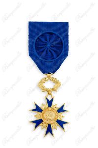 Ordre National du Mérite – Officier - Croix argent doré - Légende à jour